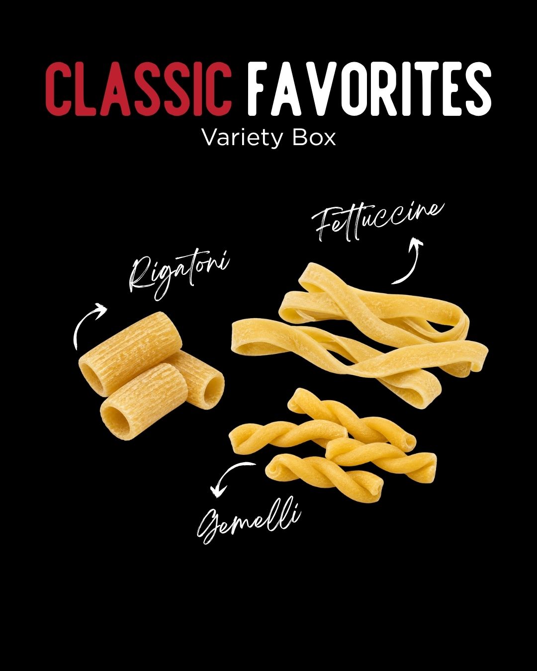 PastaNito at Home Fresh Pasta Box (12 servings)
